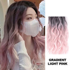 [Best Gift For Her] Gradient Color Curly Wig Piece