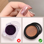 Super Bright Solid Nail Powder with Mirror Effect
