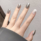 Super Bright Solid Nail Powder with Mirror Effect