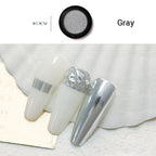 Super Bright Solid Nail Powder with Mirror Effect