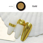 Super Bright Solid Nail Powder with Mirror Effect