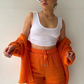 LONG SLEEVE SHIRT SHORT SET
