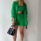 LONG SLEEVE SHIRT SHORT SET