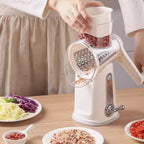 Multifunctional Rotary Vegetable Grater with Handle