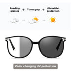 Photochromic Reading Glasses with Glitter Frame