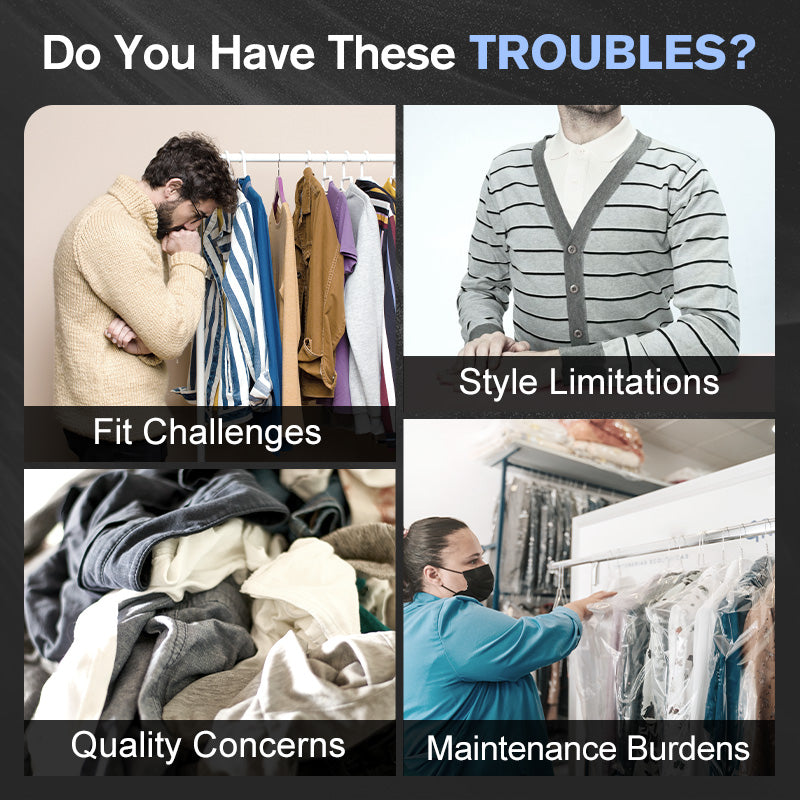 Semi-Spread Collar Shirt