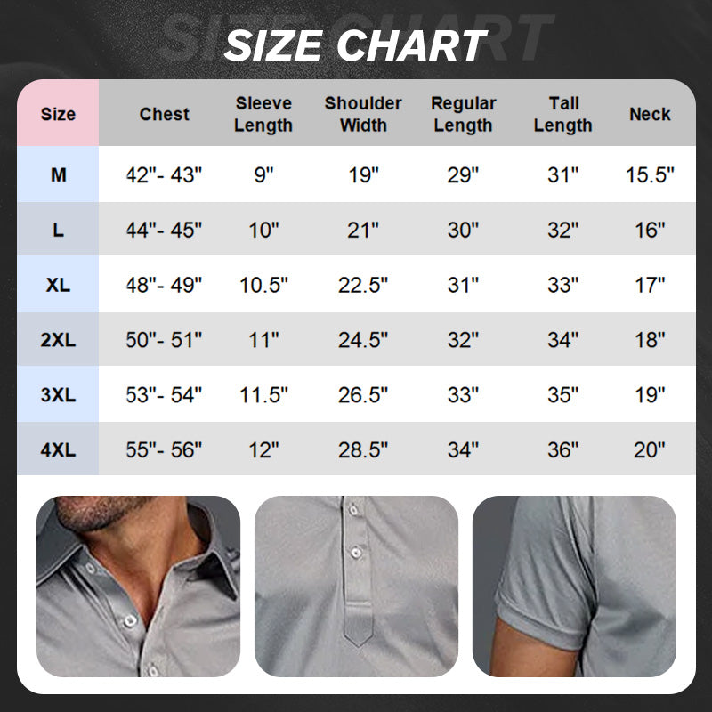 Semi-Spread Collar Shirt