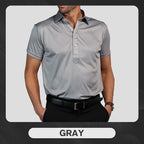 Semi-Spread Collar Shirt