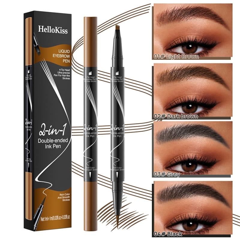 🔥Buy 1 Get 1 Free🔥2-In-1 Waterproof Long-Lasting Eyebrow Pen