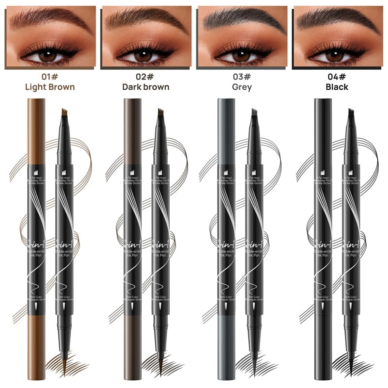 🔥Buy 1 Get 1 Free🔥2-In-1 Waterproof Long-Lasting Eyebrow Pen