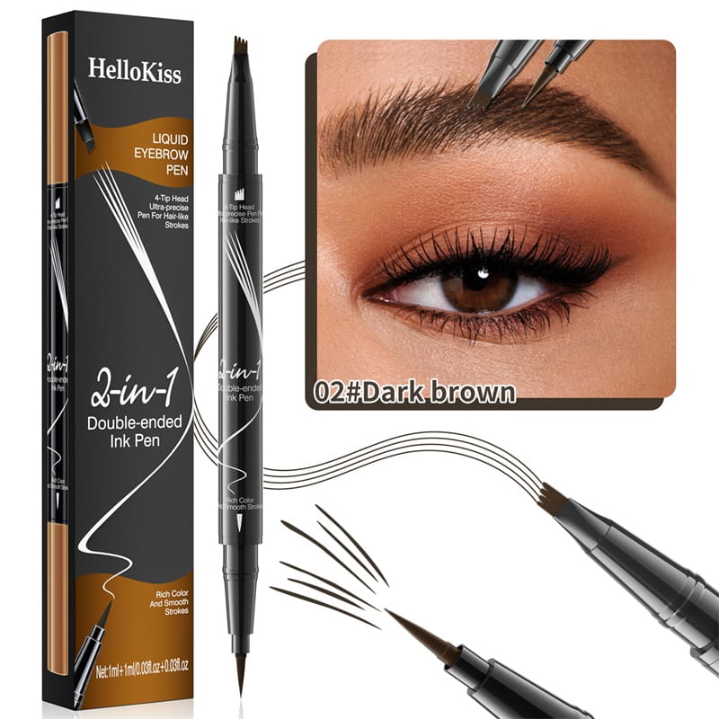 🔥Buy 1 Get 1 Free🔥2-In-1 Waterproof Long-Lasting Eyebrow Pen