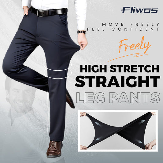 High Stretch Straight-Leg Pants