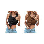 💖LAST DAY 65% OFF Ribbed💖Tank w/Shelf Bra|2 pieces and 10% 🔥 off