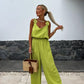 💕 5% off for a limited time! Women's sleeveless wide-leg jumpsuit|slim and versatile, the first choice for summer commuting and leisure