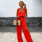💕 5% off for a limited time! Women's sleeveless wide-leg jumpsuit|slim and versatile, the first choice for summer commuting and leisure