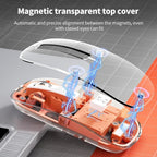 🌟Amazing Universal Mouse!🌟Rechargeable Transparent Shell Bluetooth Wireless Mouse