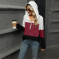 ✨Hot Sale 41% OFF✨Women's Color Block Hooded Sweater