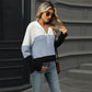 ✨Hot Sale 41% OFF✨Women's Color Block Hooded Sweater