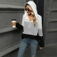 ✨Hot Sale 41% OFF✨Women's Color Block Hooded Sweater