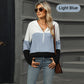 ✨Hot Sale 41% OFF✨Women's Color Block Hooded Sweater