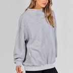 Women's Mock Neck Long Sleeve Pullover Sweatshirt💝💖New arrival-49% OFF