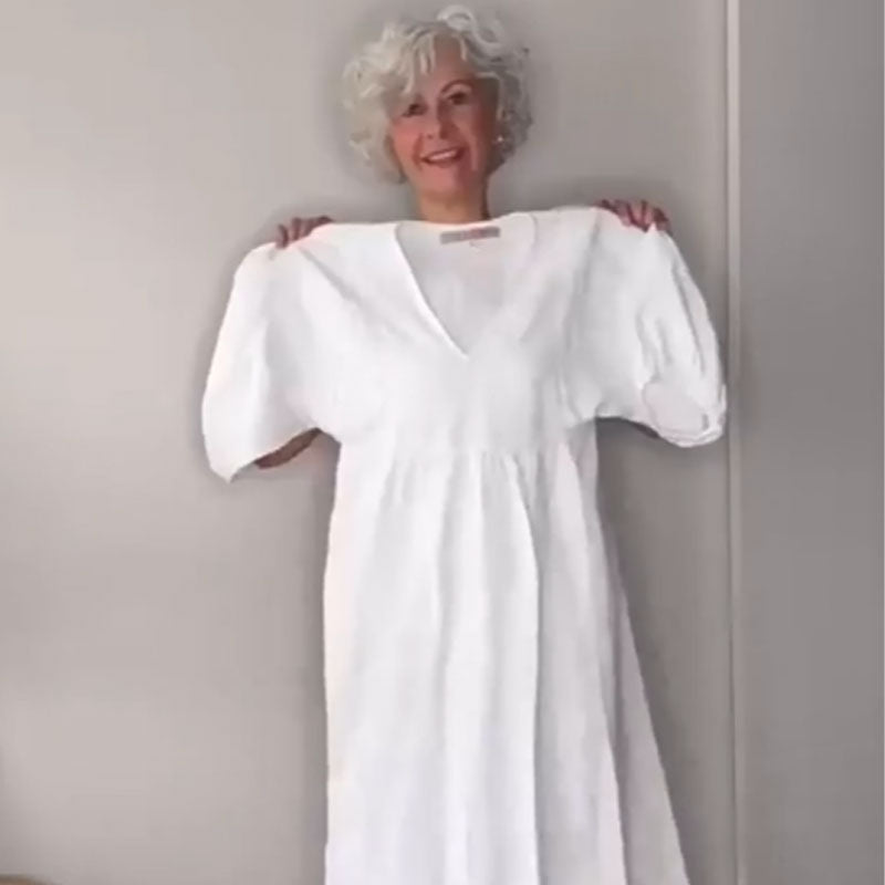 🦄 Limited time 5% off flash sale! 👗 Women's V-neck casual skirts for a casual experience