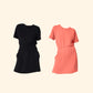 👗Elastic waist T-shirt dress: Slimming, age-defying, perfect for lazy summer vibes! 💐