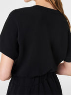 👗Elastic waist T-shirt dress: Slimming, age-defying, perfect for lazy summer vibes! 💐