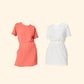 👗Elastic waist T-shirt dress: Slimming, age-defying, perfect for lazy summer vibes! 💐
