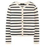 🔥Best seller 52% OFF💕【Elegant and self-confident】Women’s Trendy Striped Cardigan Sweater with Pockets