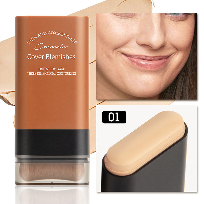 Buy 3 Get 2 Free 🎉✨ Hydrating Lightweight Foundation Stick with Brush