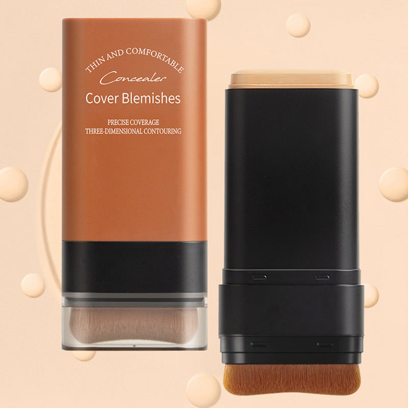 Buy 3 Get 2 Free 🎉✨ Hydrating Lightweight Foundation Stick with Brush