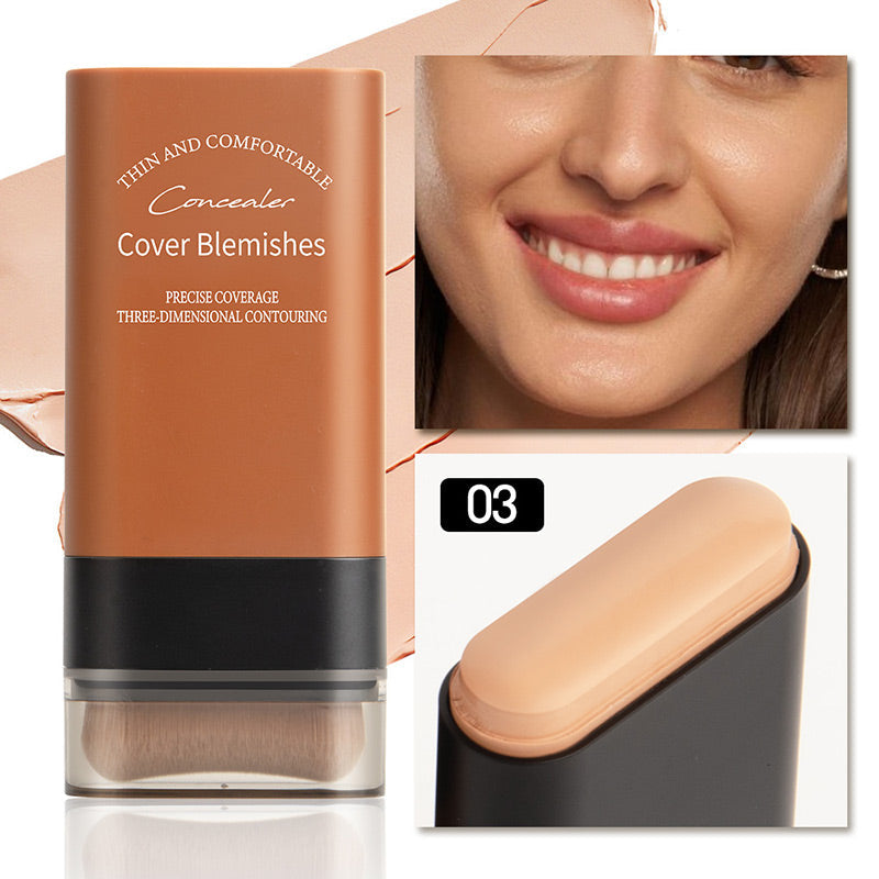 Buy 3 Get 2 Free 🎉✨ Hydrating Lightweight Foundation Stick with Brush