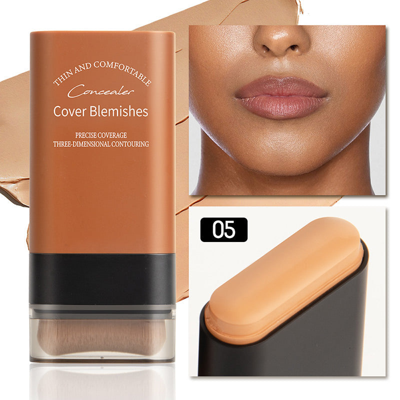 Buy 3 Get 2 Free 🎉✨ Hydrating Lightweight Foundation Stick with Brush