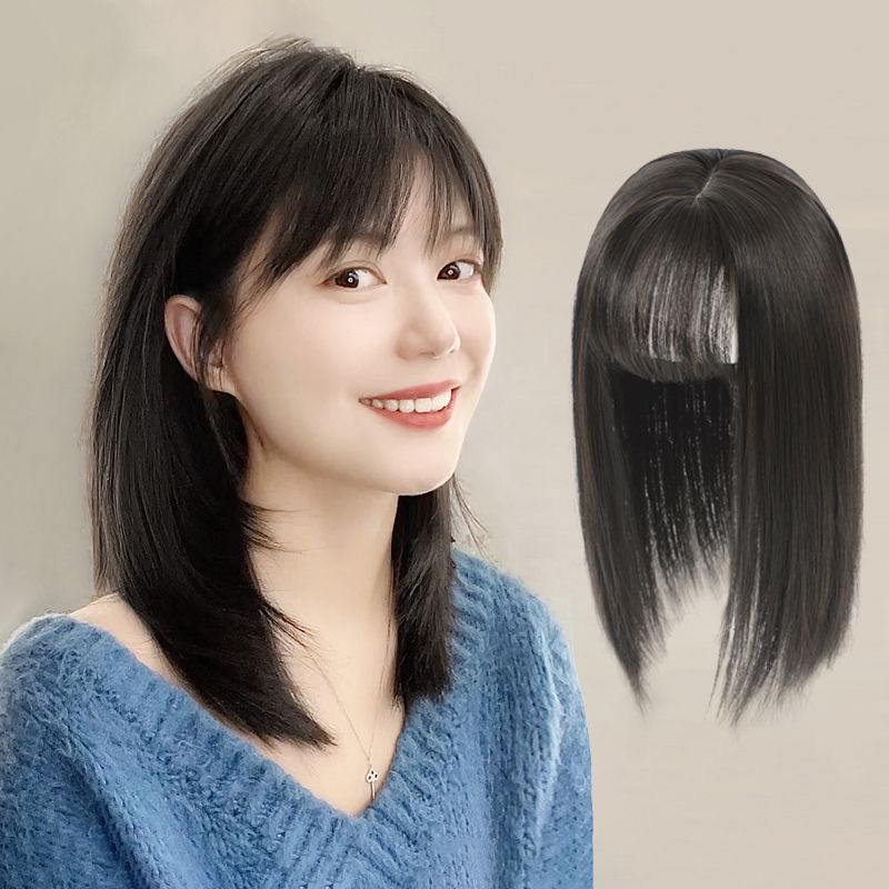⚡️Limited Offer! 50% Discount on Clip - in Air Bangs Hair Piece - Perfect Gift Alert! 🎁