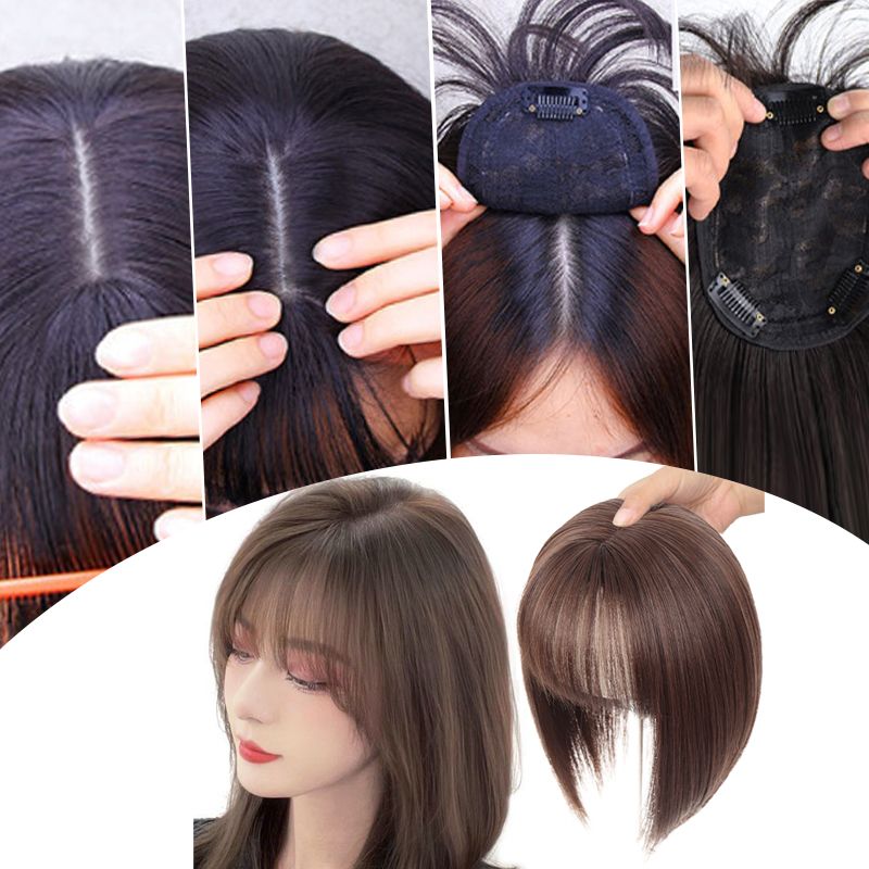 ⚡️Limited Offer! 50% Discount on Clip - in Air Bangs Hair Piece - Perfect Gift Alert! 🎁