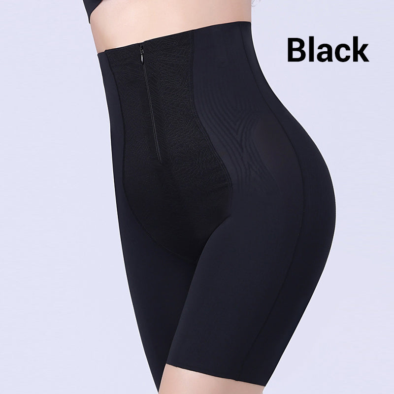 Zipper Tummy Cinching Girdle Hip Lifting Pants