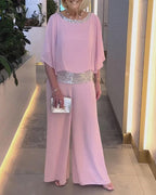 ✨Flash Sale! Sequin Color - Block Ensemble: Effortlessly Chic & Elegantly Styled