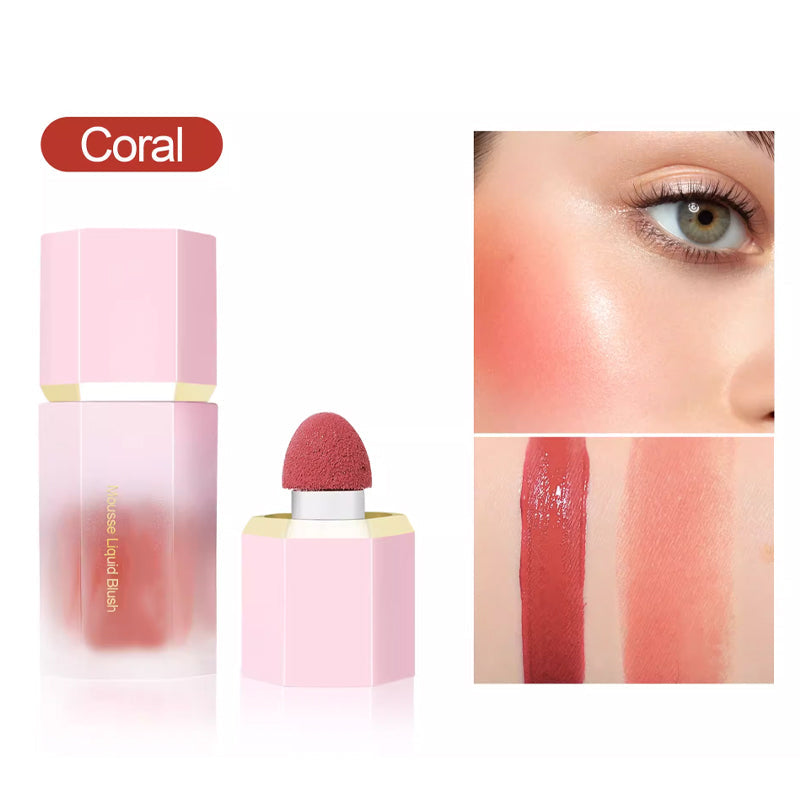 Smooth Liquid Face Blush with Air Cushion - Your All - in - One Makeup Must - Have