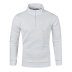 Men's Long Sleeve Quarter Zip Pullover Sweater