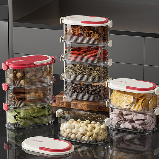 🔥Limited time 50% off🔥Multi-layer Sealed Spice Organizer