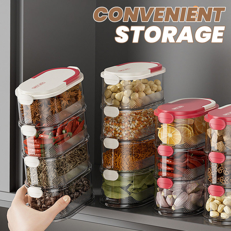 🔥Limited time 50% off🔥Multi-layer Sealed Spice Organizer