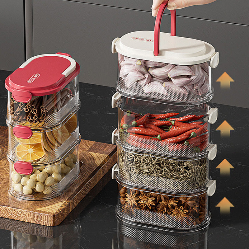 🔥Limited time 50% off🔥Multi-layer Sealed Spice Organizer