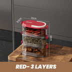 🔥Limited time 50% off🔥Multi-layer Sealed Spice Organizer