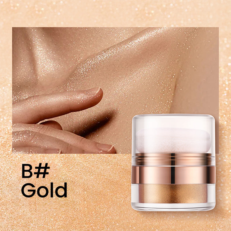 ✨Hot Sale✨Instant Retouch Body Highlight Powder with Powder Pad