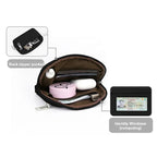 Portable Wristlet Wallet for Bank Card and Coin
