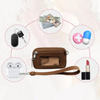 Portable Wristlet Wallet for Bank Card and Coin