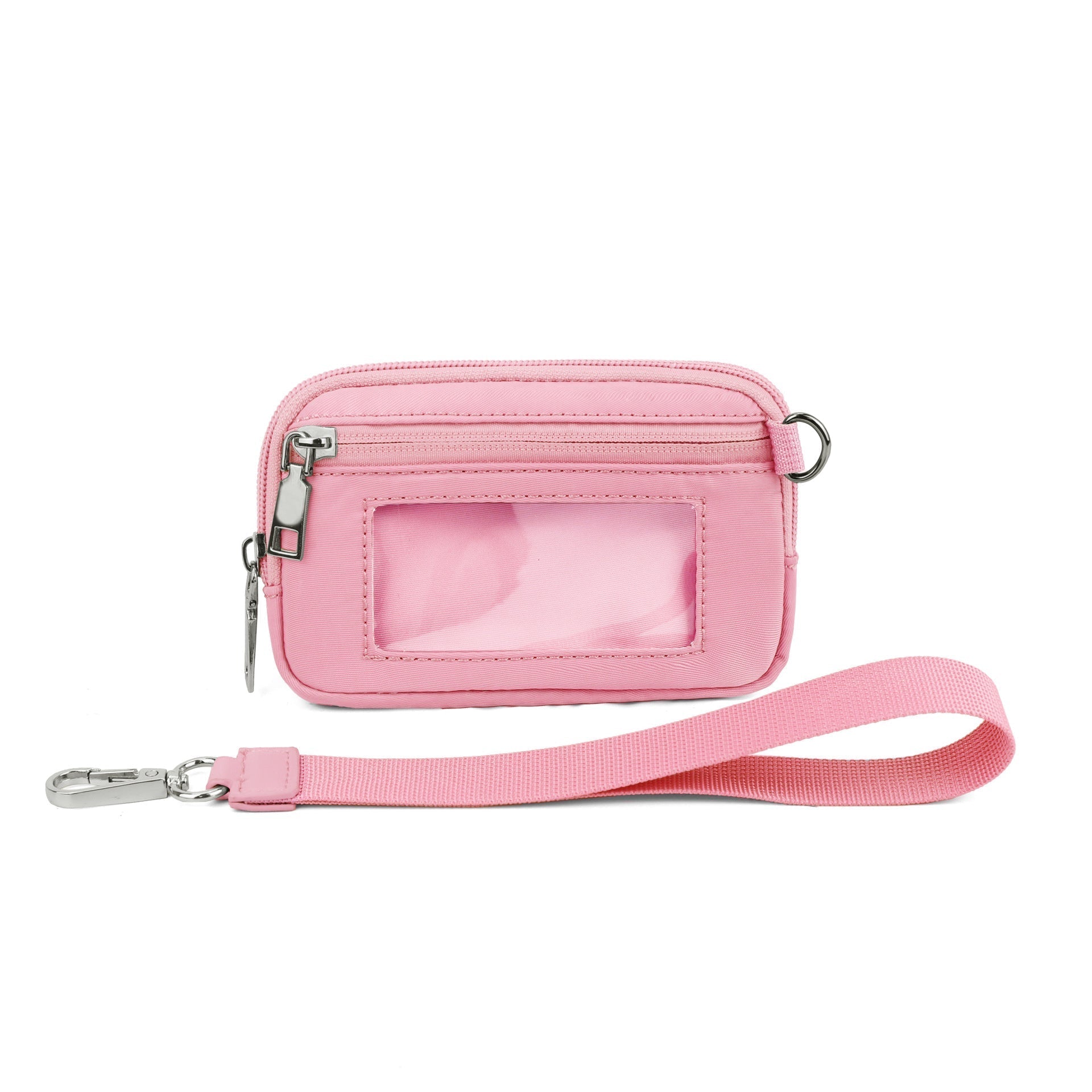 Portable Wristlet Wallet for Bank Card and Coin