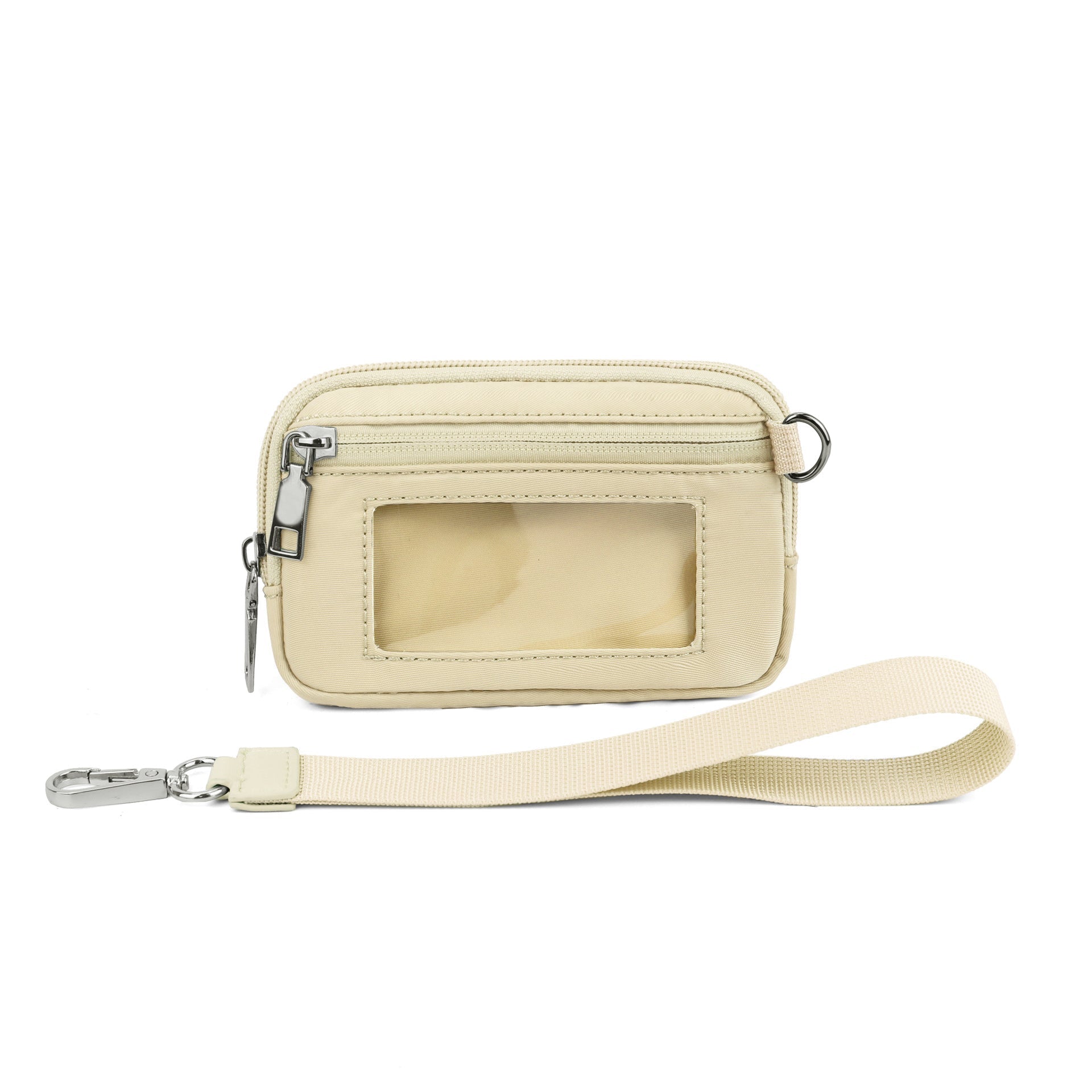 Portable Wristlet Wallet for Bank Card and Coin