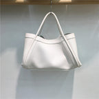 Super Large Capacity 👜 Women's PU Leather Tote Bag with Matching Purse